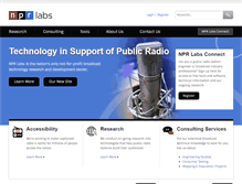 Tablet Screenshot of nprlabs.org